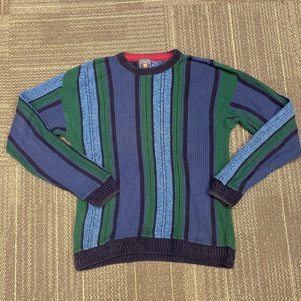 CHAPS Ralph Lauren Vintage Grandpa Sweater Size XL